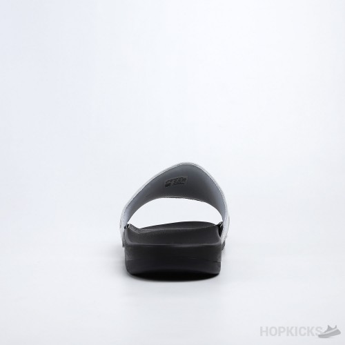 Adilette Cloud White Core Black Slides 