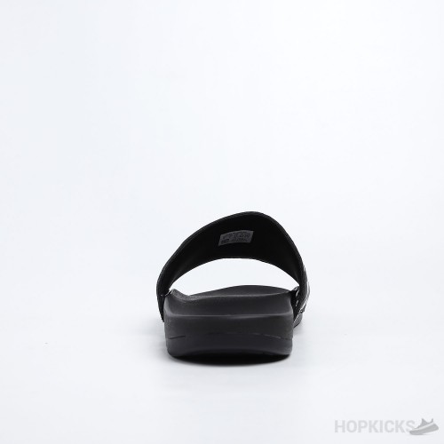 Adilette Core Black Cloud White Slides 