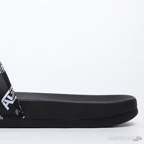 Adilette Core Black Cloud White Slides 