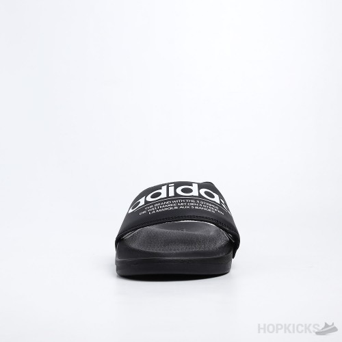 Adilette Core Black White Slides 