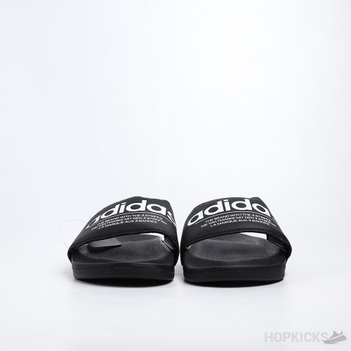 Adilette Core Black White Slides 