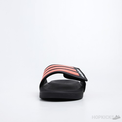 Adilette Core Black Orange Slides