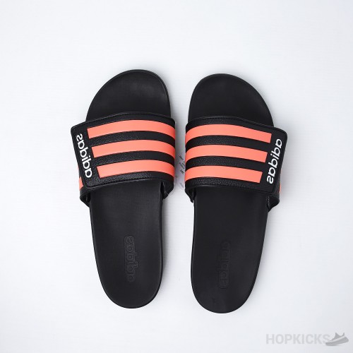 Adilette Core Black Orange Slides