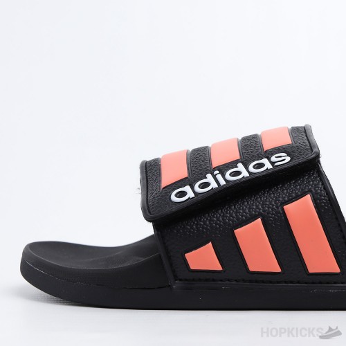 Adilette Core Black Orange Slides