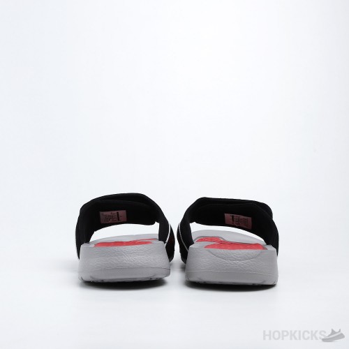 Air Jordan Hydro 4 Black Fire Red Cement Grey Slides