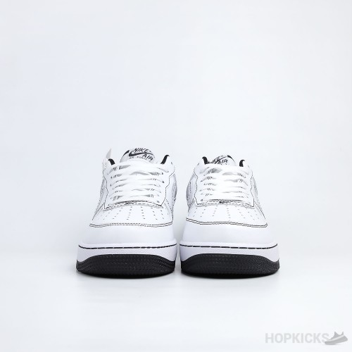 Air Force 1 Low 07 Contrast Stitch White Black