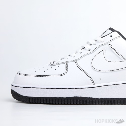 Air Force 1 Low 07 Contrast Stitch White Black