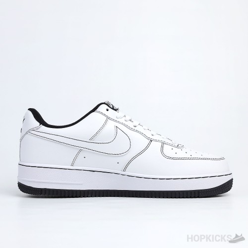 Air Force 1 Low 07 Contrast Stitch White Black