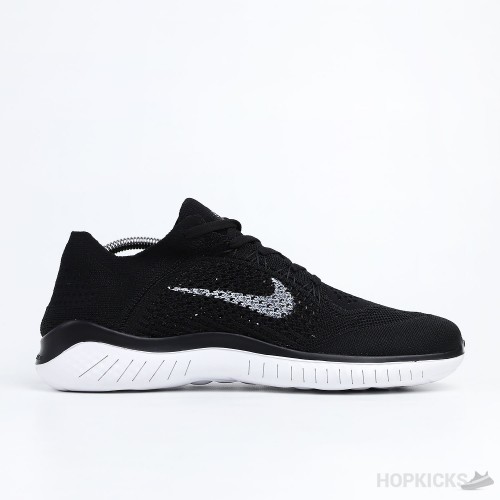 Free RN Flyknit 2018 Black White