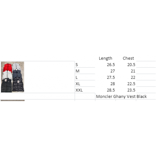 Moncler Ghany Vest Black