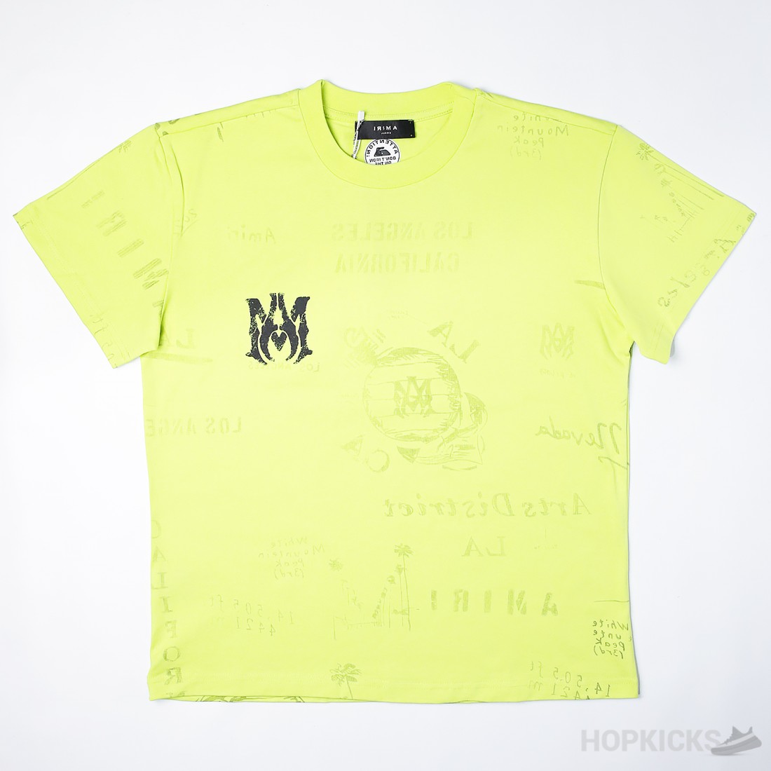 Amiri Lime Army Stencil T-Shirt –