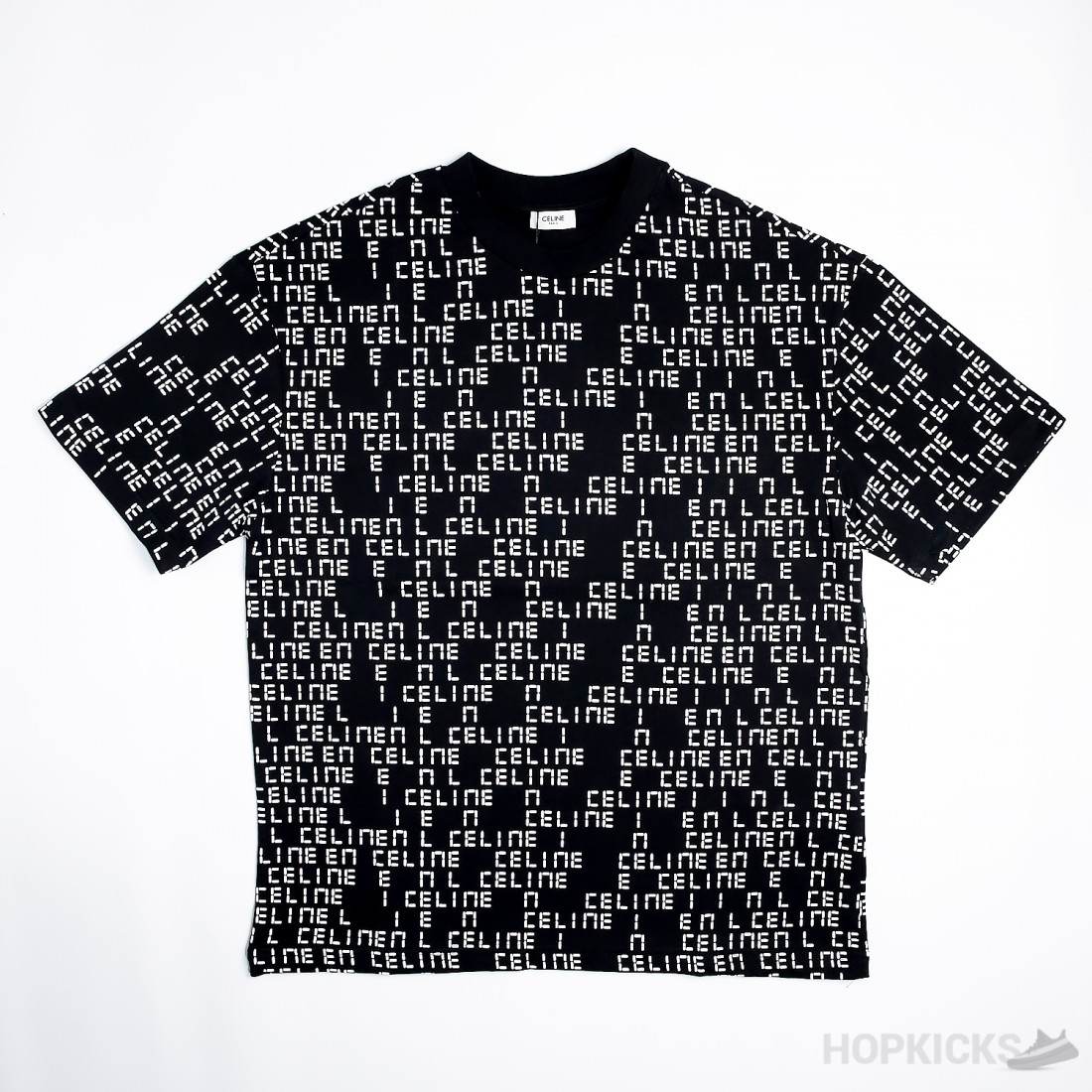 Celine Homme Men Logo Print Cotton T-shirt