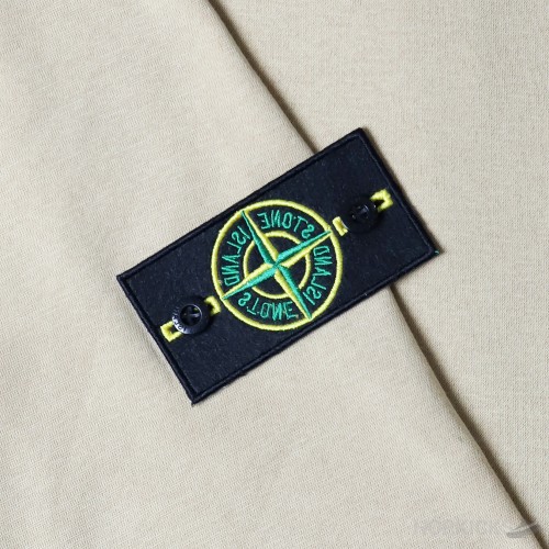 Stone Island Brushed Crewneck Antique Rose Sweatshirt