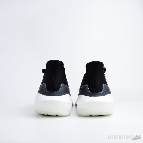 Ultra Boost 21 Black Screaming Orange (Real Boost)(Premium Batch)