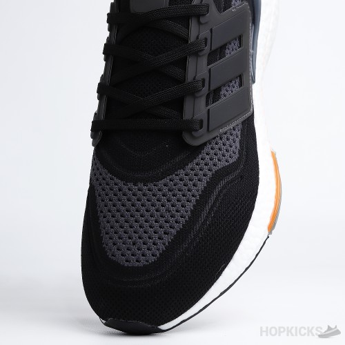 Ultra Boost 21 Black Screaming Orange (Real Boost)(Premium Batch)