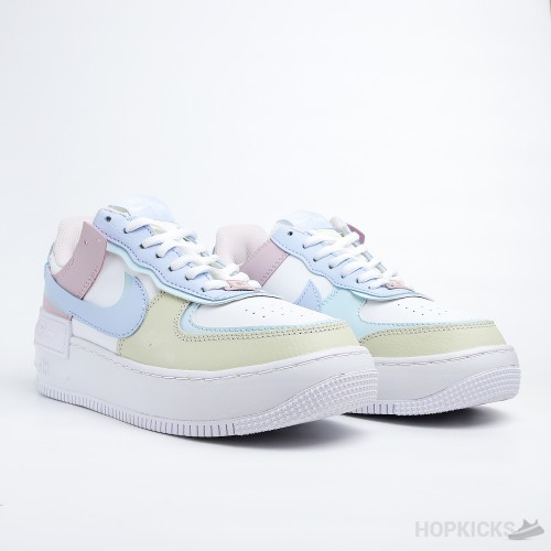 Air Force 1 Low Shadow White Hydrogen Blue (Premium Plus Batch)