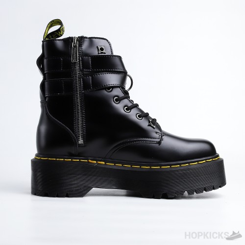 Dr. Martens 1460 Smooth Leather Buckle Boots (Dot Perfect)