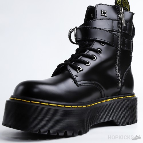 Dr. Martens 1460 Smooth Leather Buckle Boots (Dot Perfect)