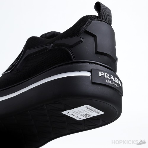 Prada Macro Re-Nylon And Brushed Leather Sneakers (Dot Perfect)