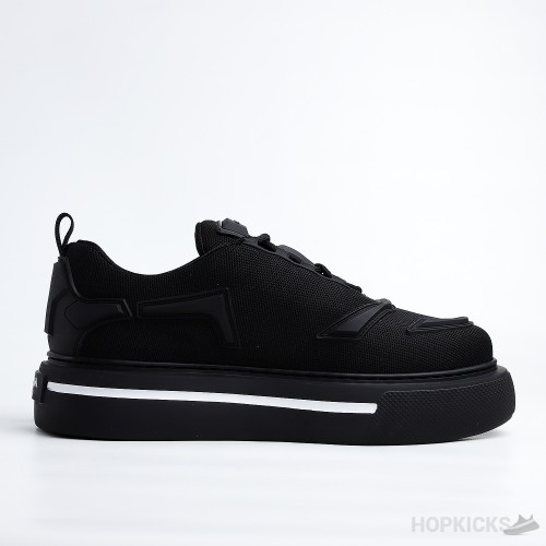 Prada Macro Re-Nylon And Brushed Leather Sneakers (Dot Perfect)