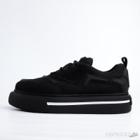 Prada Macro Re-Nylon And Brushed Leather Sneakers (Dot Perfect)