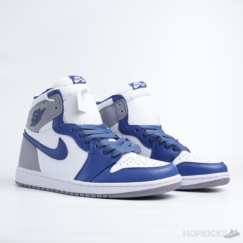 Air Jordan 1 Mid University Blue Grey