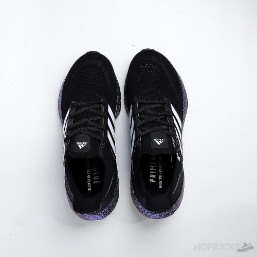 Ultra Boost 21 Boost Black Blue Violet [Real Boost] (Premium Batch)