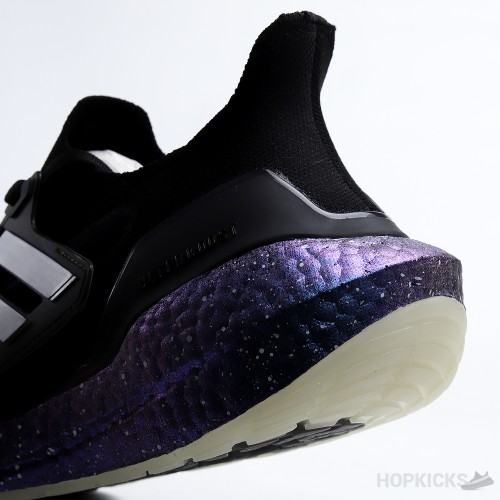 Ultra Boost 21 Boost Black Blue Violet [Real Boost] (Premium Batch)