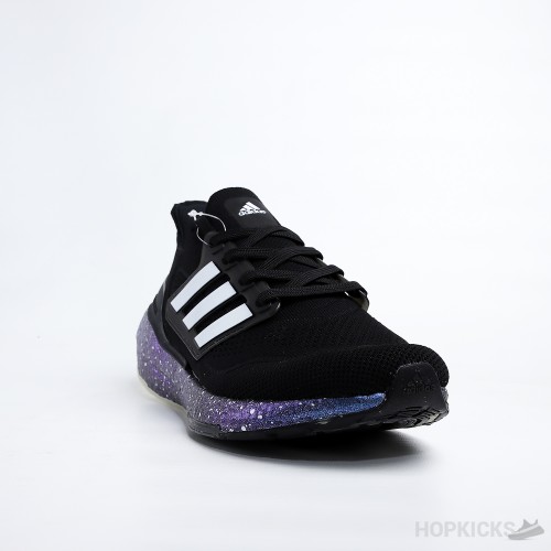 Ultra Boost 21 Boost Black Blue Violet [Real Boost] (Premium Batch)