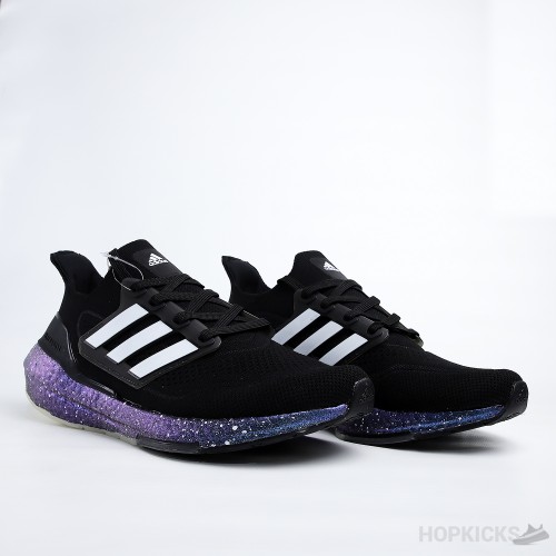 Ultra Boost 21 Boost Black Blue Violet [Real Boost] (Premium Batch)