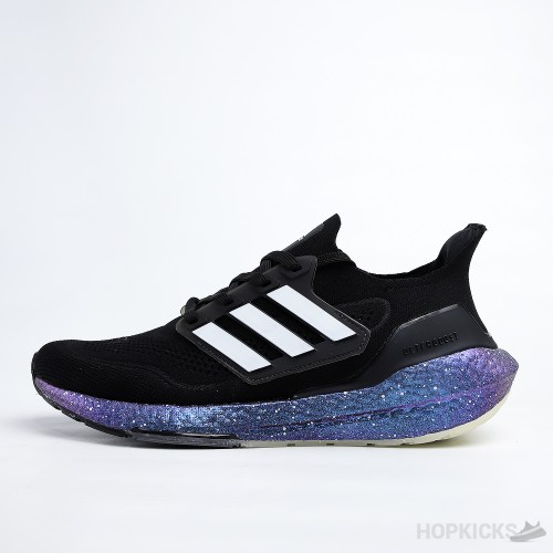 Ultra Boost 21 Boost Black Blue Violet [Real Boost] (Premium Batch)