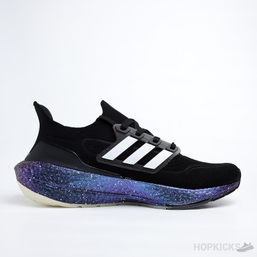 Ultra Boost 21 Boost Black Blue Violet [Real Boost] (Premium Batch)