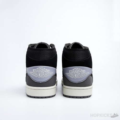 Air Jordan 1 Mid Craft Inside Out Black (Premium Plus Batch)