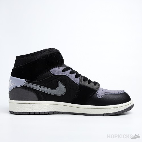 Air Jordan 1 Mid Craft Inside Out Black (Premium Plus Batch)