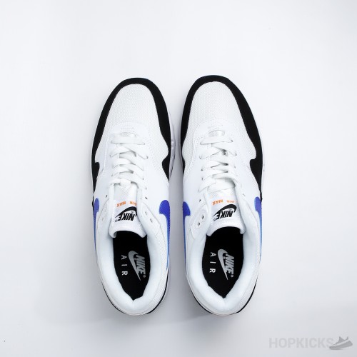 Air Max 1 White Photo Blue Black (Premium Batch)