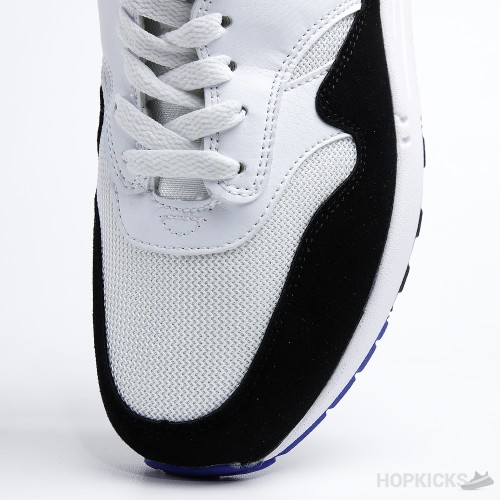 Air Max 1 White Photo Blue Black (Premium Batch)