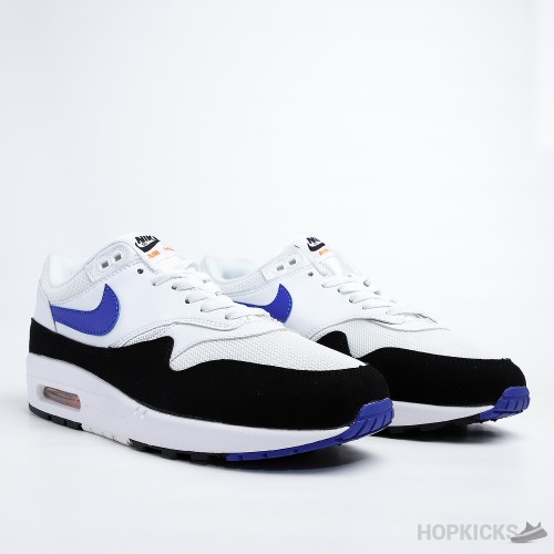 Air Max 1 White Photo Blue Black (Premium Batch)