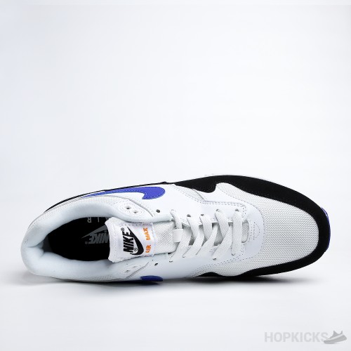 Air Max 1 White Photo Blue Black (Premium Batch)