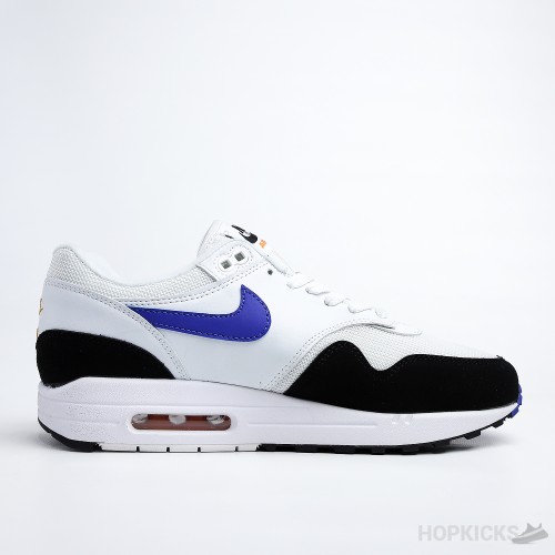 Air Max 1 White Photo Blue Black (Premium Batch)