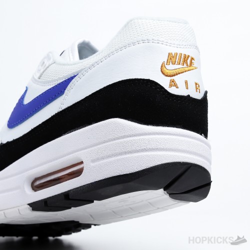 Air Max 1 White Photo Blue Black (Premium Batch)