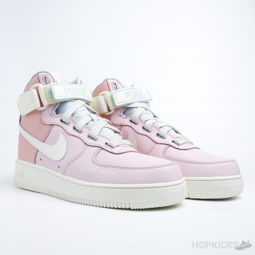 Nike Air Force 1 High Utility "Force is Female" Echo Pink Sail (W) (Premium Batch)