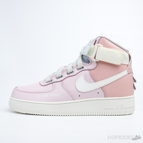 Nike Air Force 1 High Utility "Force is Female" Echo Pink Sail (W) (Premium Batch)