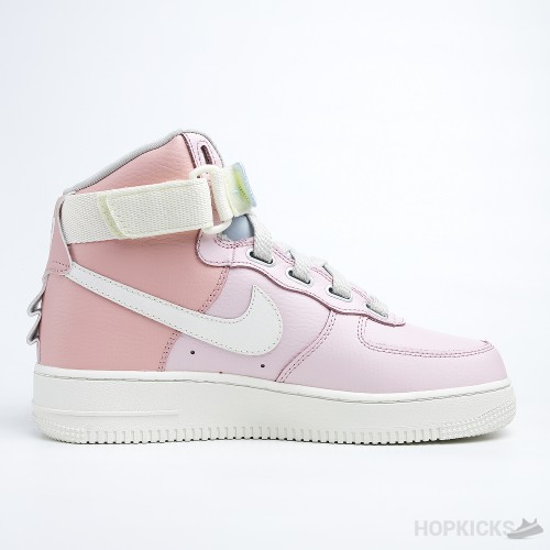 Nike Air Force 1 High Utility "Force is Female" Echo Pink Sail (W) (Premium Batch)