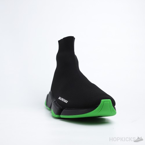 Bale*ciaga Speed 2.0 Clear Sole Black Neon Green Black