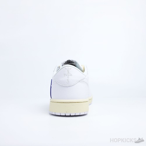 Travis Scott x Air Jordan 1 Low White Blue