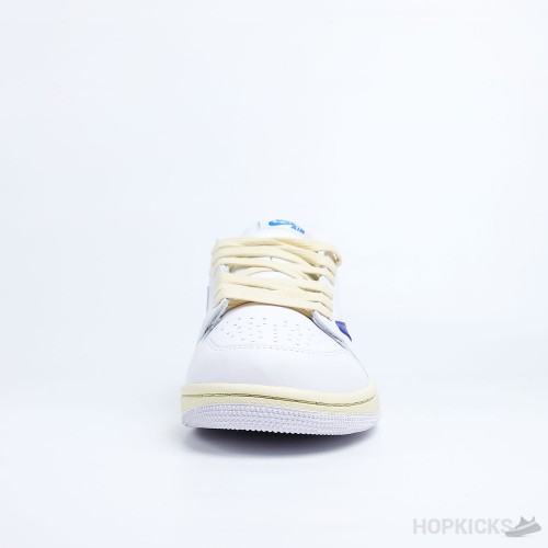 Travis Scott x Air Jordan 1 Low White Blue