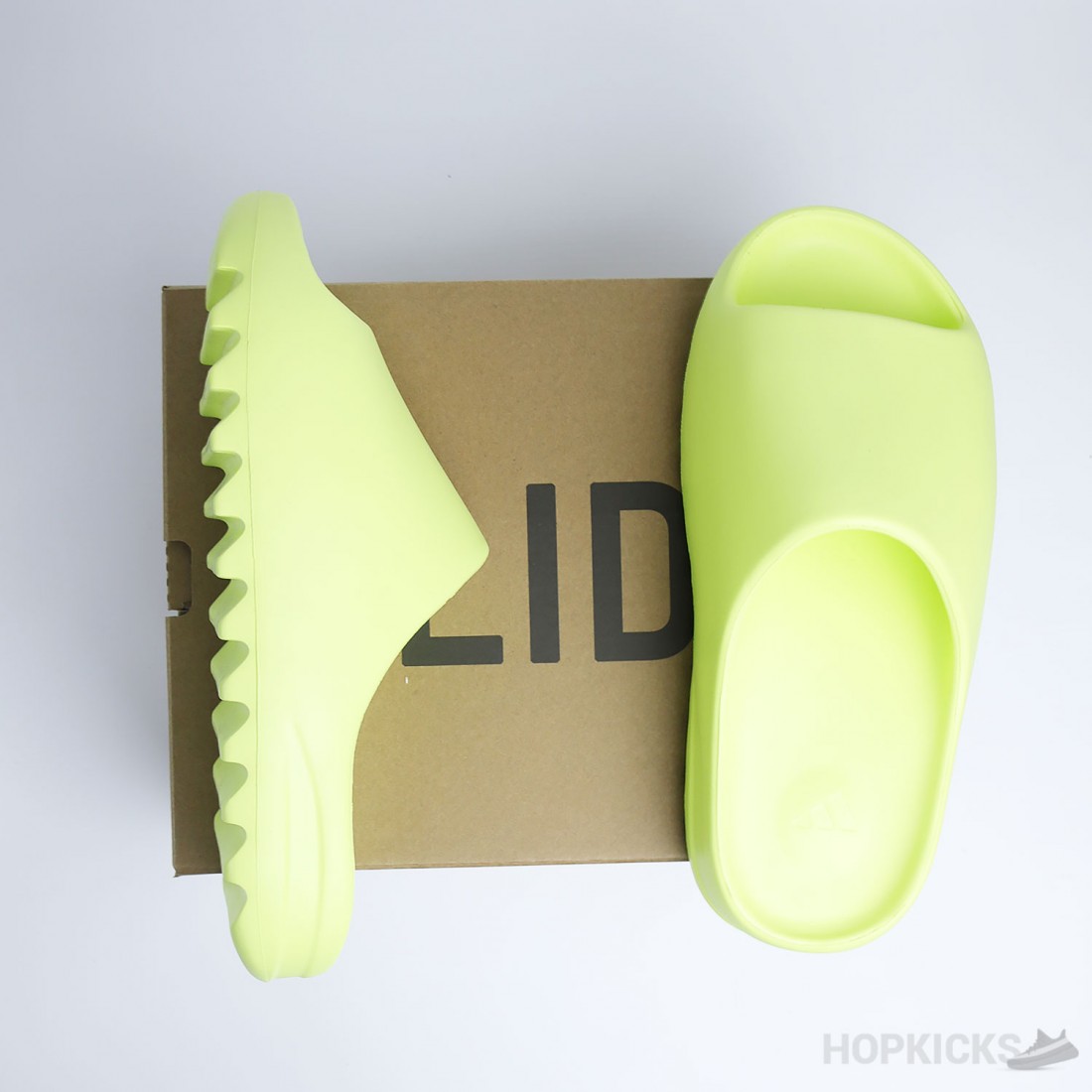 Yeezy Slide Glow Green (Premium Batch)