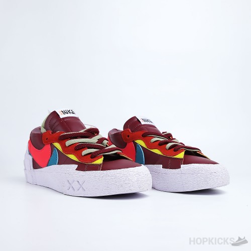 Blazer Low Sacai KAWS Red