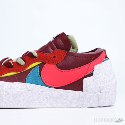 Blazer Low Sacai KAWS Red