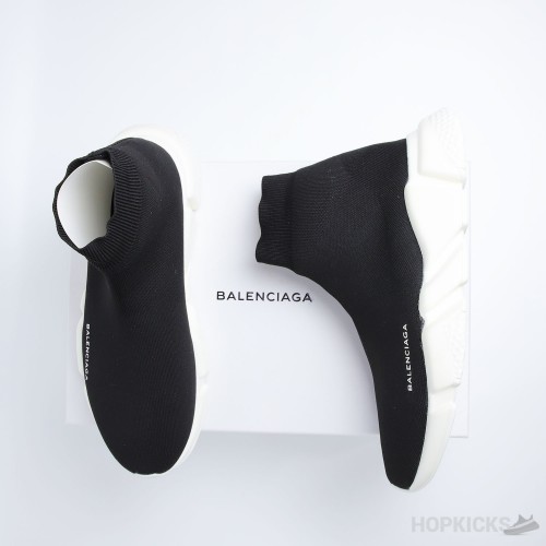 Bale*ciaga Speed Trainer Mid Black White (W)